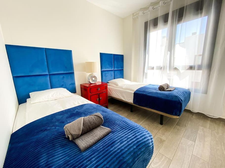 Sunny Luxury Apartment With Two Great Sunny - Level Terraces, Two Swimming Pools, In A New Complex Pueblo Majorero, Close To Fuerteventura Golf Club, Next To The Beach , Atlantico Shopping Mall And Casino In カレタ・デ・フステ エクステリア 写真