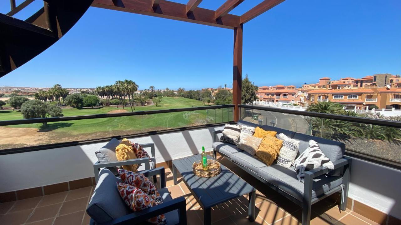 Sunny Luxury Apartment With Two Great Sunny - Level Terraces, Two Swimming Pools, In A New Complex Pueblo Majorero, Close To Fuerteventura Golf Club, Next To The Beach , Atlantico Shopping Mall And Casino In カレタ・デ・フステ エクステリア 写真